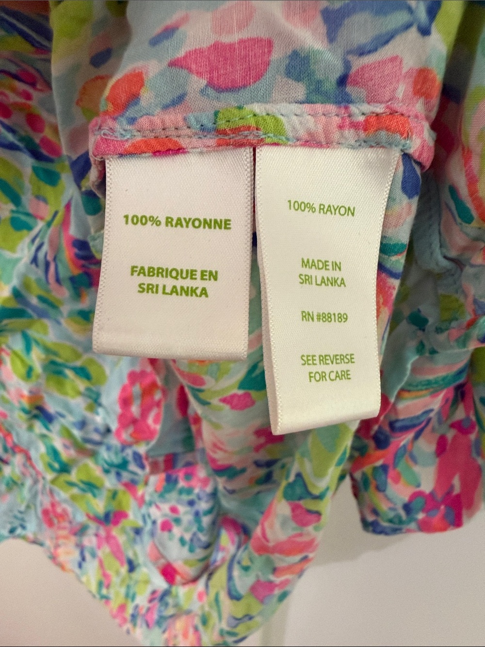 Lilly Pulitzer Neon Floral Cover Up - Picture 6 of 6
